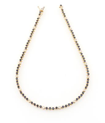 Brillant Saphir Collier - Schmuck