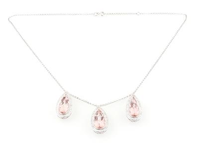 Diamant Morganitcollier - Schmuck