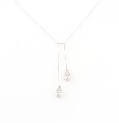 Diamantcollier zus. ca. 1,90 ct - Schmuck