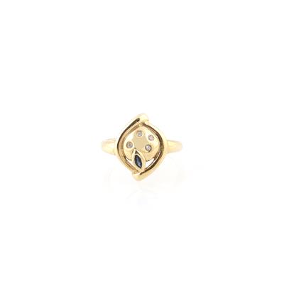 Brillant Saphir Ring - Gioielli