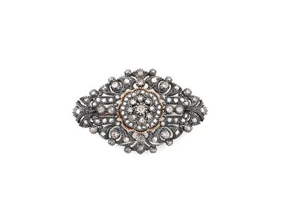 Diamantbrosche zus. ca.1,10 ct - Schmuck