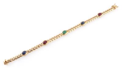 Rubin Saphir Smaragd Armkette - Jewellery