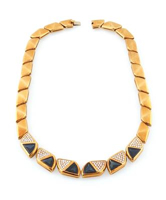 Brillant Saphir Collier - Klenoty