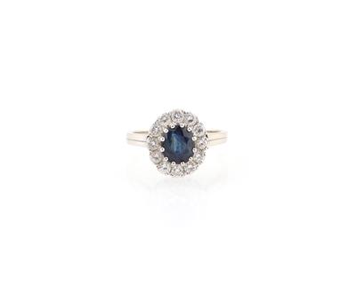 Brillant Saphir Ring - Klenoty