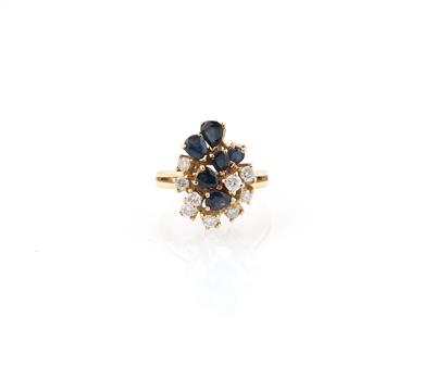 Brillant Saphir Ring - Sommerauktion Schmuck