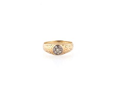 Diamantring zus. ca. 0,14 ct - Jewellery