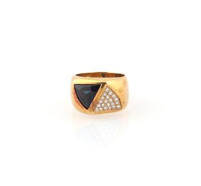 Brillant Saphir Ring - Sommerauktion Schmuck