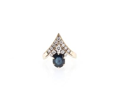 Brillant Saphir Ring - Gioielli