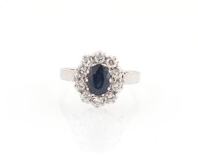 Brillant Saphir Ring - Klenoty