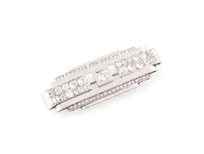 Diamantbrosche zus. ca.3,50 ct - Jewellery