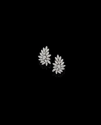 Brillantohrclips zus. ca. 2,45 ct - Gioielli