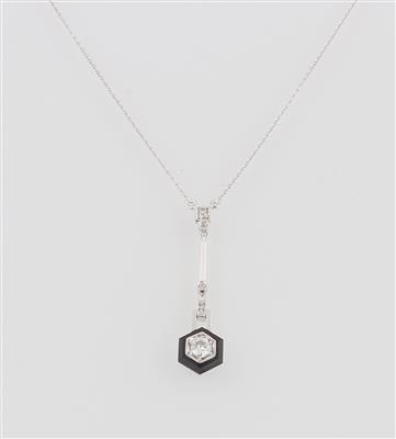 Diamant Onyx Collier - Gioielli