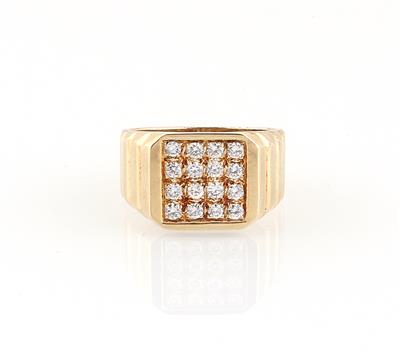 Brillantring zus. ca. 0,65 ct - Klenoty