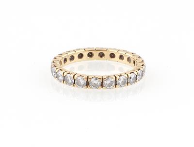 Brillant Memoryring zus. ca. 1,80 ct - Schmuck