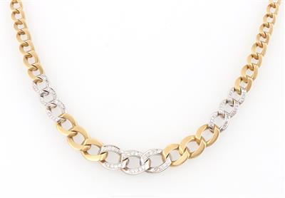 Diamant Collier zus. ca. 1,14 ct - Gioielli