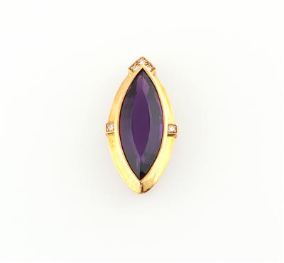 H. Stern Brillant Amethyst Anhänger - Autumn Auction – Diamonds, coloured stones and gemstones