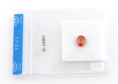 Loser Spessartin Granat 2,18 ct - Herbstauktion - Diamanten, Farb- und Schmucksteine