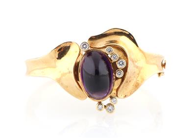 Amethyst Brillant Armreif - Schmuck