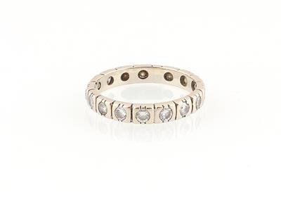 Brillant Memoryring zus. ca. 1,20 ct - Klenoty