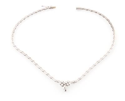 Brillantcollier zus. ca.0,85 ct - Schmuck