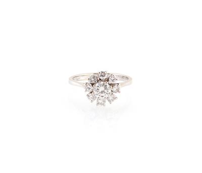 Brillantring zus. ca. 0,85 ct - Schmuck