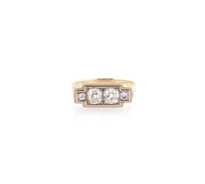 Altschliffdiamant Ring zus. ca. 0,70 ct - Klenoty