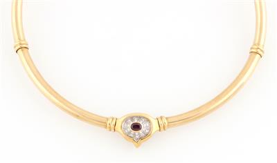 Brillant Rubin Halsreif - Jewellery