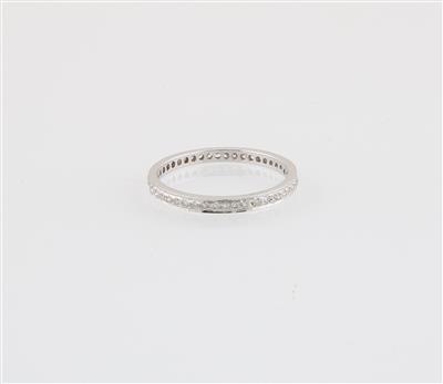 Brillant Memoryring zus. ca. 0,24 ct - Jewellery