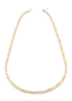 Brillantcollier zus. ca. 0,60 ct - Klenoty