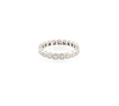 Diamant Memoryring zus. ca. 0,40 ct - Klenoty