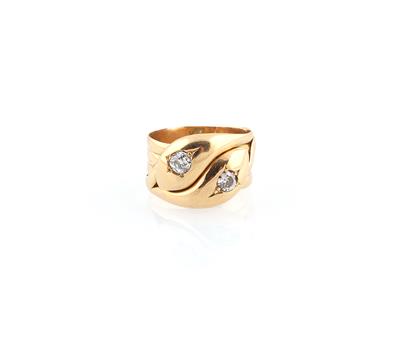 Altschliffdiamant Ring zus. ca. 0,60 ct - Jewellery