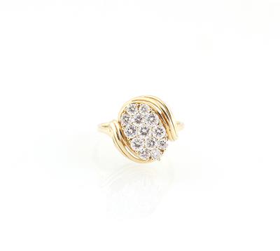 Brillantring zus. ca. 0,80 ct - Schmuck