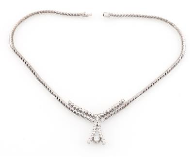 Brillant Diamantcollier zus. ca. 1,20 ct - Klenoty