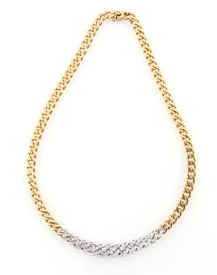 Achtkantdiamant Collier zus. ca. 0,60 ct - Jewellery