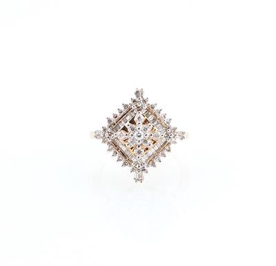 Brillant Diamantring zus. ca. 0,80 ct - Klenoty