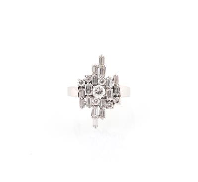 Diamantring zus. ca. 1,40 ct - Klenoty