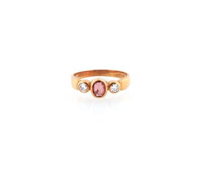 Brillant Rubin Ring - Schmuck