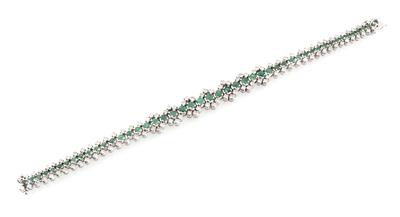 Diamant Smaragd Armband - Gioielli