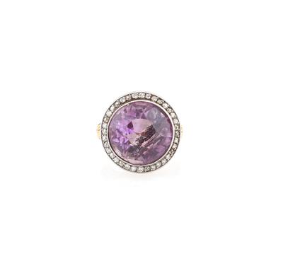 Diamant Amethyst Ring - Jewellery