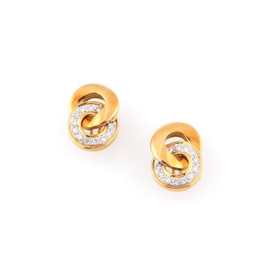 Brillantohrclips zus. ca. 0,72 ct - Gioielli