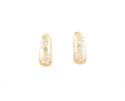 Brillantcreolen zus. ca. 0,60 ct - Jewellery