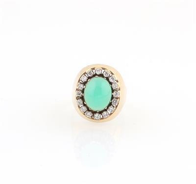 Chrysopras Ring - Schmuck