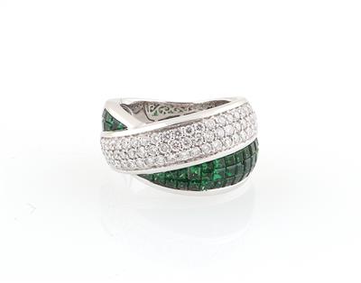 Brillant Tsavorit Ring - Jewellery