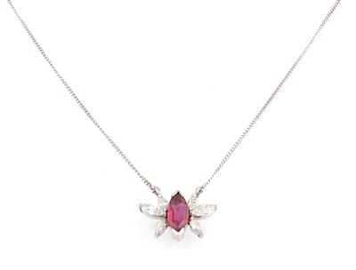 Diamant Rubincollier - Jewellery