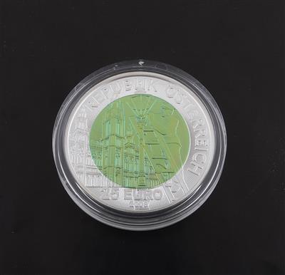 Silber-Niob-Münze 25 Euro "Faszination Licht" - Jewellery