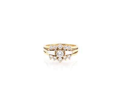 Diamantring zus. ca. 1 ct - Schmuck