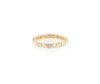 Brillant Memoryring zus. ca. 1,20 ct - Klenoty