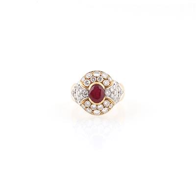 Brillant Rubin Ring - Jewellery