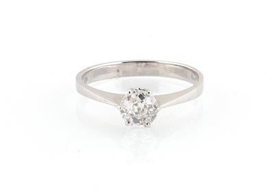 Altschliffbrillant Solitärring ca. 0,45 ct - Klenoty