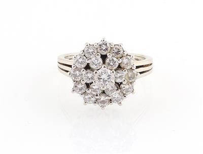 Brillantring zus. ca. 1,10 ct - Klenoty